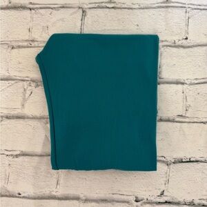 New! Women’s Lularoe solid teal colored leggings OS